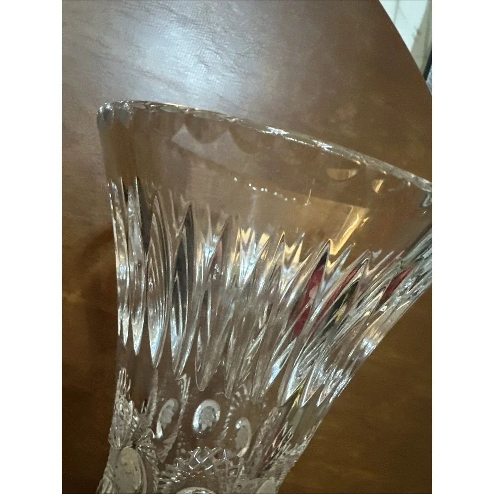 Vintage Cut Glass Floral Pattern 8